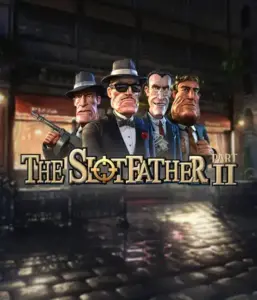 Enter the underworld world of The Slotfather Part II game by Betsoft, highlighting four iconic mafia characters in front of a dark urban backdrop. This image portrays the intense atmosphere of the mobster lifestyle with its detailed character design and evocative setting. Perfect for fans of crime dramas, delivering a gripping escape. 